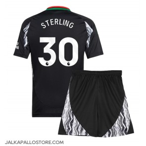 Arsenal Raheem Sterling #30 Vieraspaita Lapsille 2024-25 Lyhythihainen (+ shortsit)